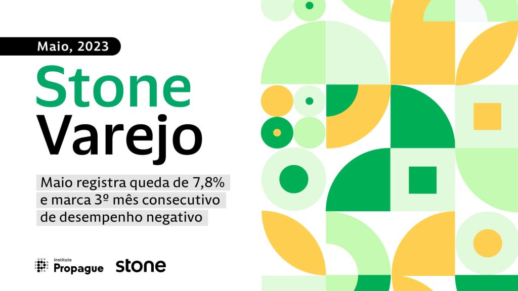 Stone Varejo: maio registra queda de 7,8% e marca 3º mês consecutivo de desempenho negativo